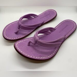 Bernardo leather Miami sandals purple size 8.5 used
